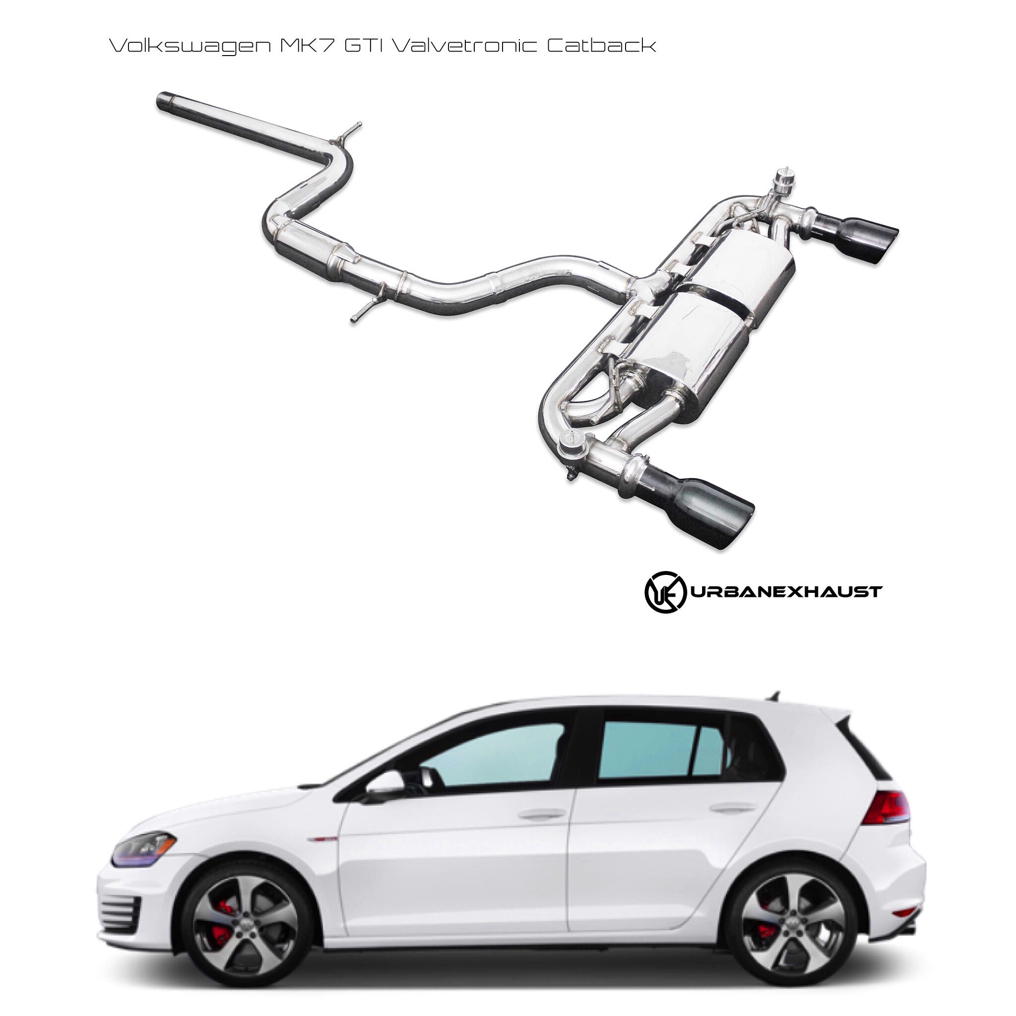 Volkswagen MK7 Gti Exhaust