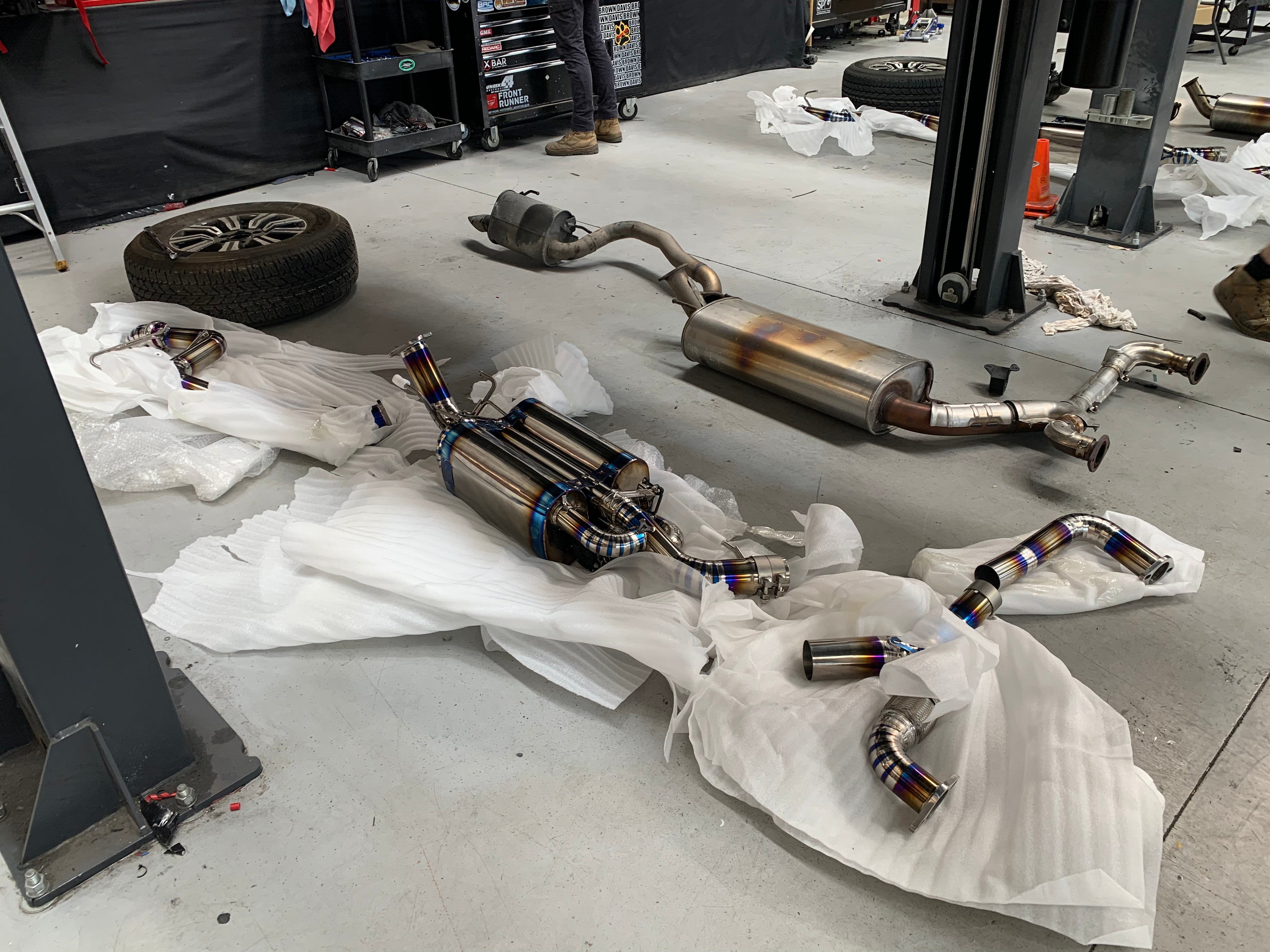 Nissan Y62 Patrol Valved Exhaust – Stainless & Titanium, Ultimate Off-Road Sound & Power
