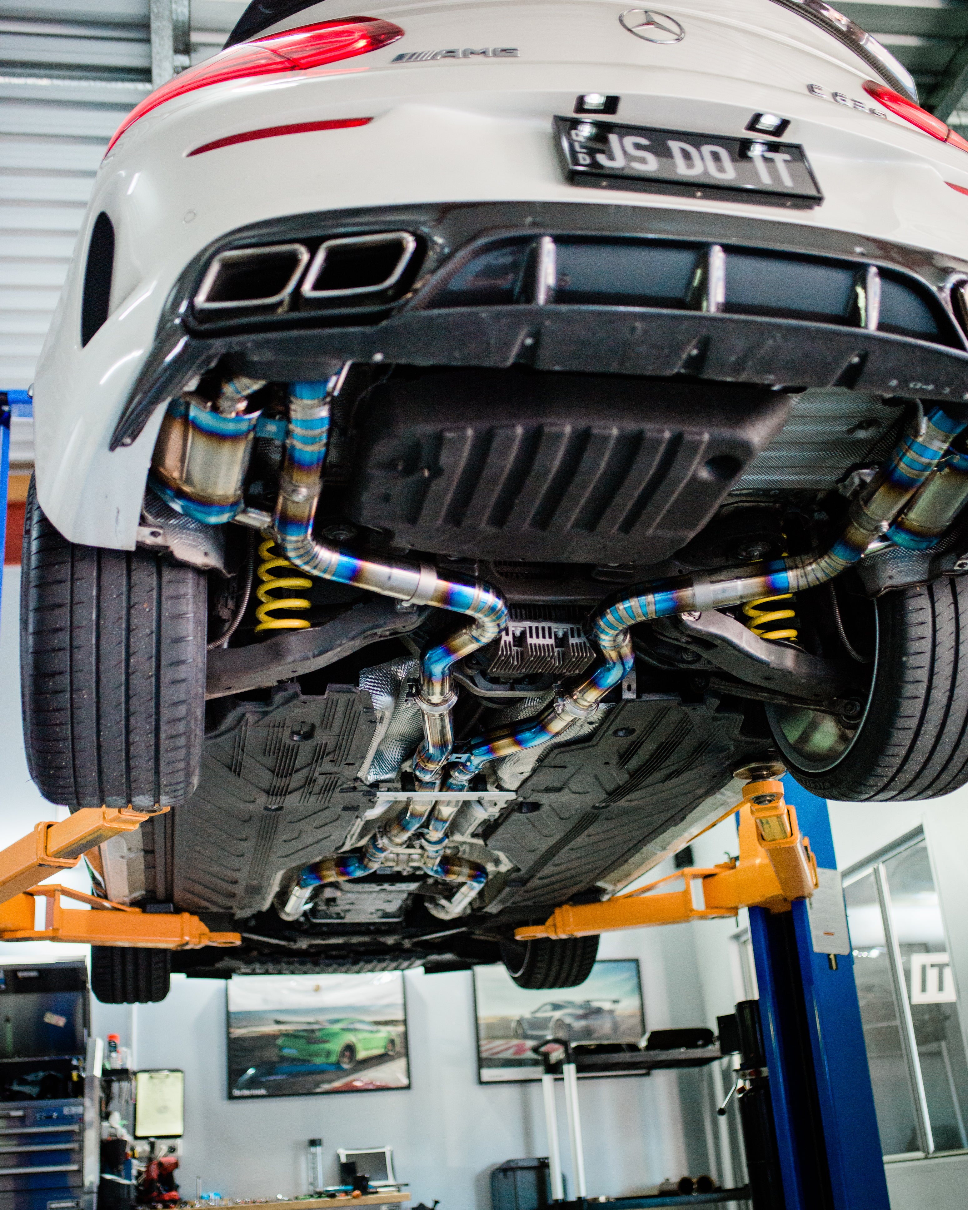 Mercedes C63/C63S W205 Valved Exhaust – Titanium & Stainless Steel Performance Upgrade